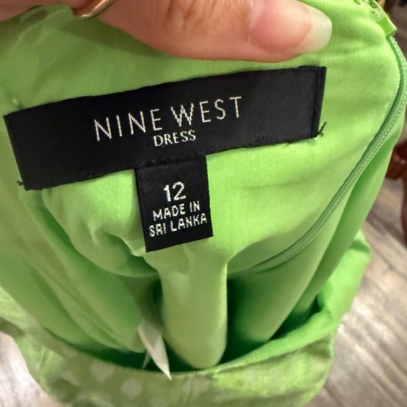 Nine West | Green Sleeveless Sundress Size 12 - Picture 4 of 4
